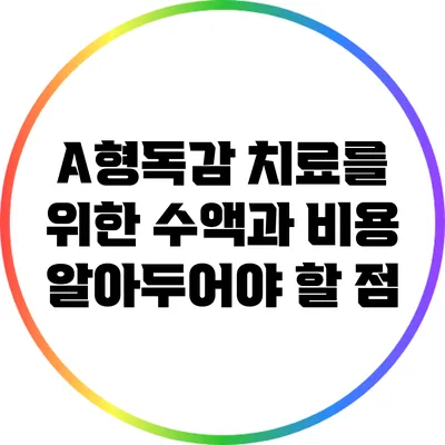 A형독감 치료를 위한 수액과 비용: 알아두어야 할 점