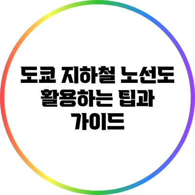 도쿄 지하철 노선도 활용하는 팁과 가이드